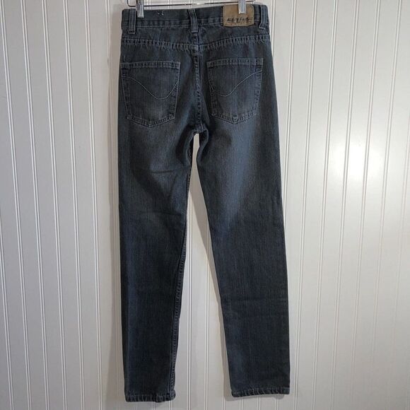 Akuma Men’s Blue Jeans Size 28 Inseam 31 Stretch Faded Black - Picture 6 of 9